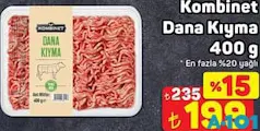 KOMBİNET DANA KIYMA 400 G KOMBİNET DANA KIYMA 400 G